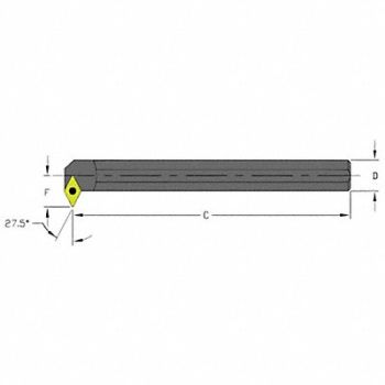 ULTRA-DEX USA Indexable Boring Bar 0.9200 HSS, 33NJ51