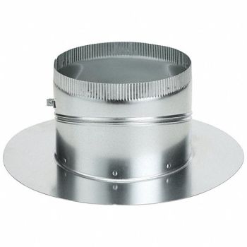 EMPIRE 18 W 7 H Galv Steel Adjustable Roof Base, 33PM39