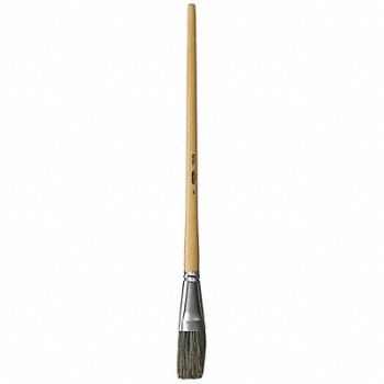 OSBORN Paint Brush 1 Flat Sash Hog Hair Soft, 33PP67