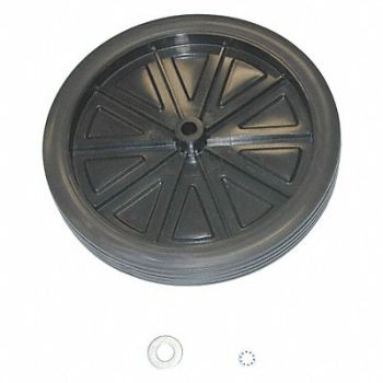 RUBBERMAID COMMERCIAL PRODUCTS Wheel Kit 12 in Dia PK2, 33PZ54