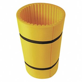 SENTRY Column Protector Yellow 48inHx44inL, 33RJ04