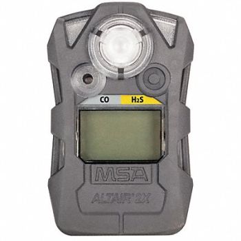 MSA Multi-Gas Detector CO/H2S Charcoal Gray, 33RJ32
