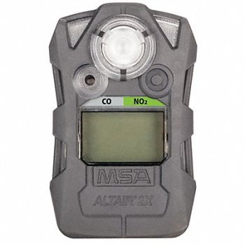 MSA Multi-Gas Detector CO/NO2 Charcoal Gray, 33RJ33