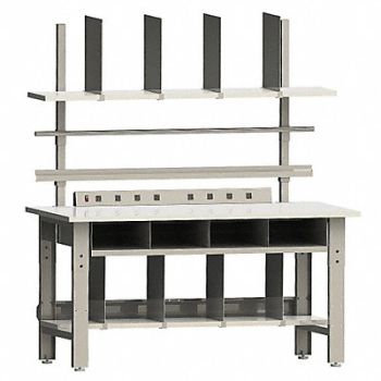 BENCHPRO Packing Table Solid Maple 1 200 lb, 33RJ72