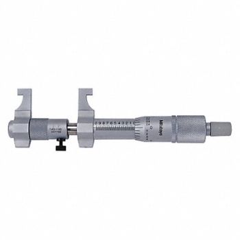MITUTOYO Inside Micrometer 0.001 in Steel, 33RK26