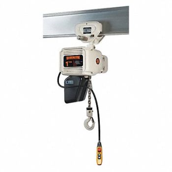HARRINGTON Elec. Chain Hoist w/Trolley 20 ft 2.4HP, 33RW48