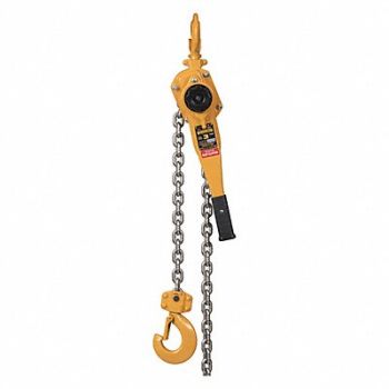 HARRINGTON Lvr Chain Hoist 6000lb 20ft Slip Clutch, 33RW70