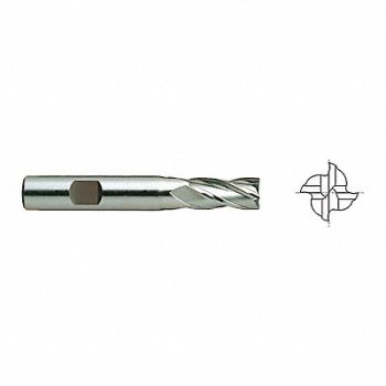 YG-1 TOOL COMPANY Sq. End Mill Single End HSS 3/4, 33TT52