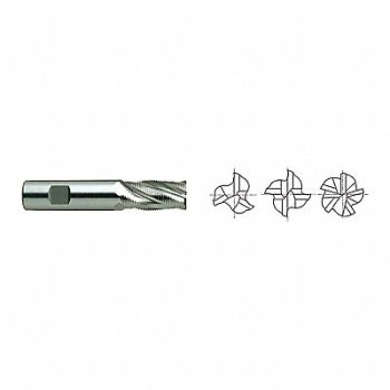 YG-1 TOOL COMPANY Sq. End Mill Single End HSS 3/4, 33TT69