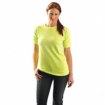OCCUNOMIX T-Shirt XL Fit 48 in Lime Cotton, 33TY33