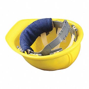 CONDOR Hard Hat Sweatband Navy PK12, 45KJ57