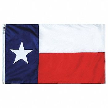 NYLGLO State Flag Texas 20ftHx30ftW 200D Nylon, 33UF93