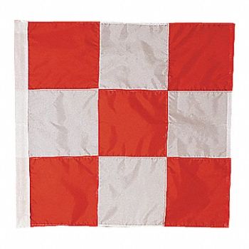 GRAINGER APPROVED Airfield Vehicle Safety Flag 3ft.Hx3ft.W, 33UF94
