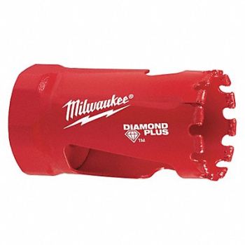 MILWAUKEE Hole Saw Saw Dia 1-1/8, 33UH14