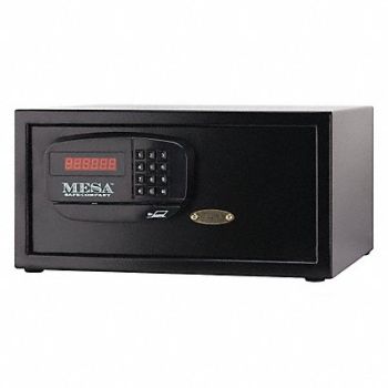 MESA SAFE COMPANY Hotel Safe 1.2 cu ft Black 35 lb., 33UJ39
