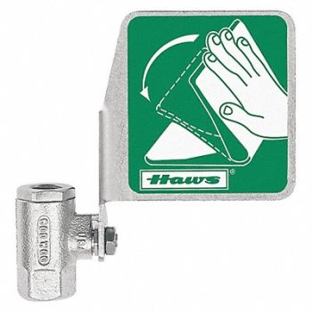 HAWS 1/2 In X 1/2In Ball Valve Assmbly W/Flag, 33W212