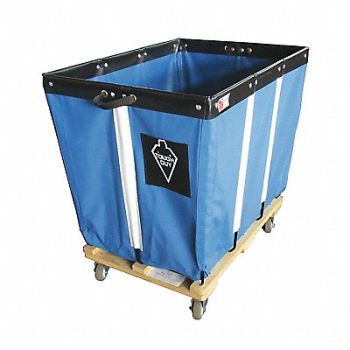 TOUGH GUY Basket Truck 24 Bu. Cap. Blue 54 in L, 33W325
