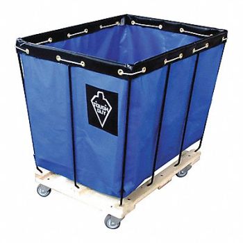 TOUGH GUY Basket Truck 12 Bu. Cap. Blue 36 in L, 33W323