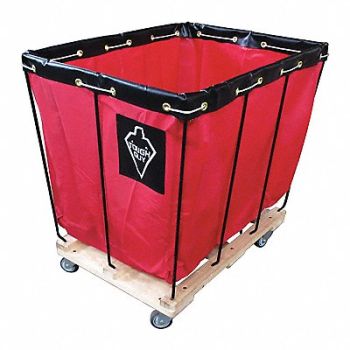 TOUGH GUY Basket Truck 12 Bu. Cap. Red 36 in L, 33W324