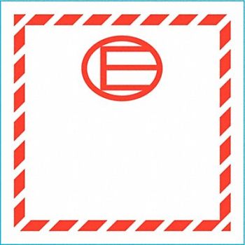 STRANCO INC Label 4 1/2 in x 4 1/2 in Paper, 33W827