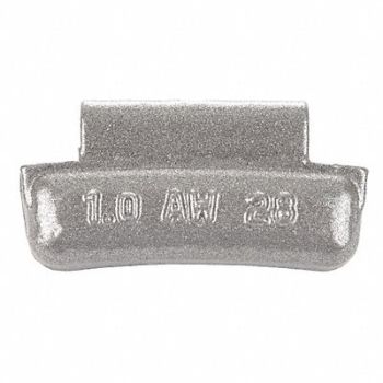 PERFECT EQUIPMENT Wheel Weight AW Srs Coated 1 Oz PK25, 33X911