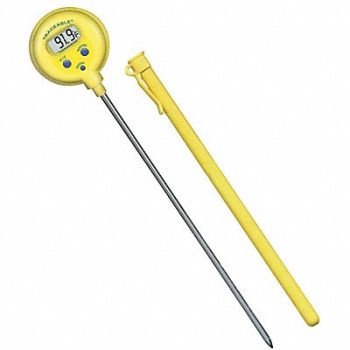 CONTROL COMPANY Thermometer Stainless Steel Probe, 33Y684
