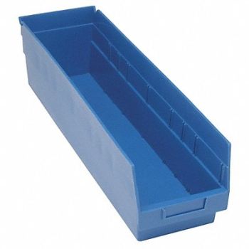 QUANTUM STORAGE SYSTEMS G7031 Shelf Bin Blue Polypropylene 8 in, 33Z301