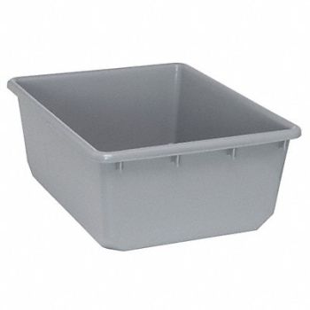 QUANTUM STORAGE SYSTEMS Nesting Ctr Gray Solid Polypropylene, 33Z348