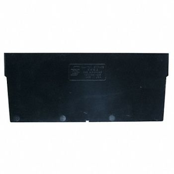QUANTUM STORAGE SYSTEMS Divider 10 in Black 50 PK50, 33Z353
