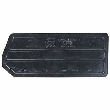 QUANTUM STORAGE SYSTEMS Divider 6 3/4 in Black 6 PK6, 33Z356