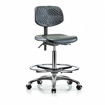 BLUE RIDGE ERGONOMICS Poly Chr Chrm High FR Cast Blue Poly, 341T27