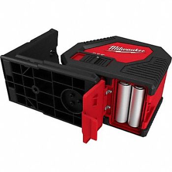 MILWAUKEE Cross Line Laser Green Range 165 ft, 801NE2