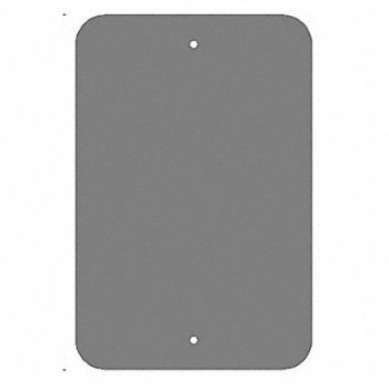 TAPCO Blank Sign Aluminum 18 H 12 W 2 Holes, 342TW2