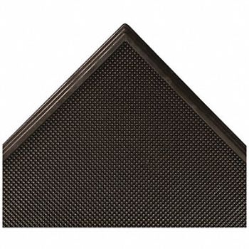 NOTRAX Footwear Sanitizing Mat Black Rubber, 52ZX89