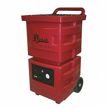 NOVATEK Industrial Air Scrub 1000cfm 2Speed Red, 348KH0