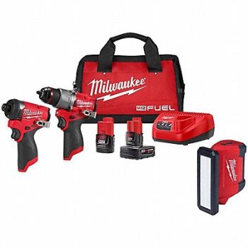 MILWAUKEE M12 FUEL Combo Kit M12 Flood Light, 387WL0