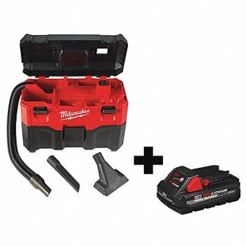 MILWAUKEE Portable Shop Vacuum, 349AJ5