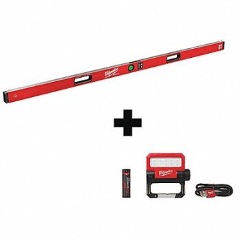 MILWAUKEE Digital Level 4V Lithium Battery 72 L, 349AK3