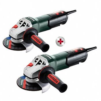 METABO Angle Grinder 120VAC. 6.0 lb Corded PK2, 349DA4