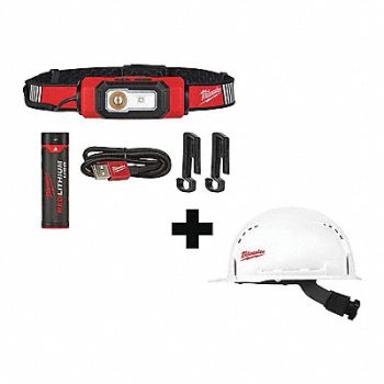 MILWAUKEE General Purpose Headlamp LED, 349EV1