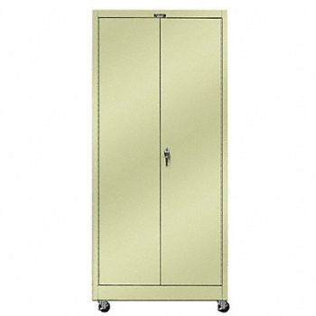 HALLOWELL K4841 Storage Cabinet 78 x48 x24 Tan 4Shlv, 34A333