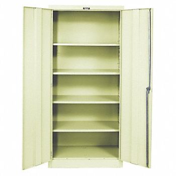 HALLOWELL K3873 Storage Cabinet 78 x48 x24 Tan 4Shlv, 34A330