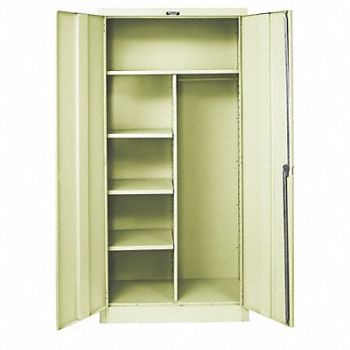 HALLOWELL K4196 Storage Cabinet 78 x48 x24 Tan 4Shlv, 34A345
