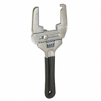 GRAINGER APPROVED Adj. Wrench Steel 10-1/2, 34A518