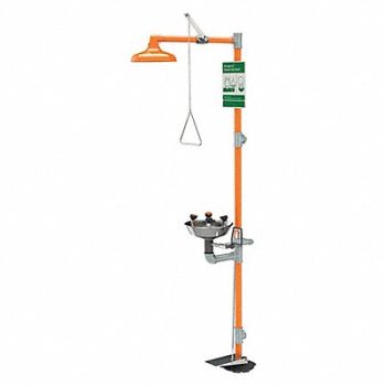 GUARDIAN EQUIPMENT Eye/face Wash/shower Sfty Stn, 34A683