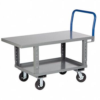 LITTLE GIANT Two Shlf Rsed Pltfrm Trck 61.5x30x35.5in, 34AN45