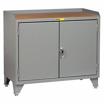 LITTLE GIANT Cabinet Workbench Hardboard 48 W 24 D, 34AU95