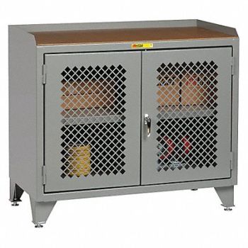 LITTLE GIANT Cabinet Workbench Hardboard 48 W 24 D, 34AU98