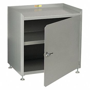 LITTLE GIANT Storage Cabinet 41 x18 x18 Gray 1Shlv, 34AU99