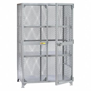 LITTLE GIANT StrgLckr 78 x61 x33 Gray 2Shlv, 34AV17